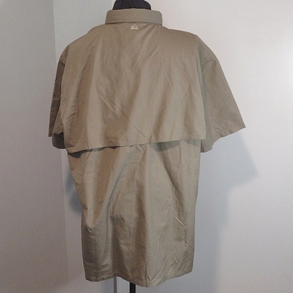 EOTAC 401 Operator Grade Zip-Up Short Sleeved Shirt Color khaki  XXL NWT - Picture 4 of 7